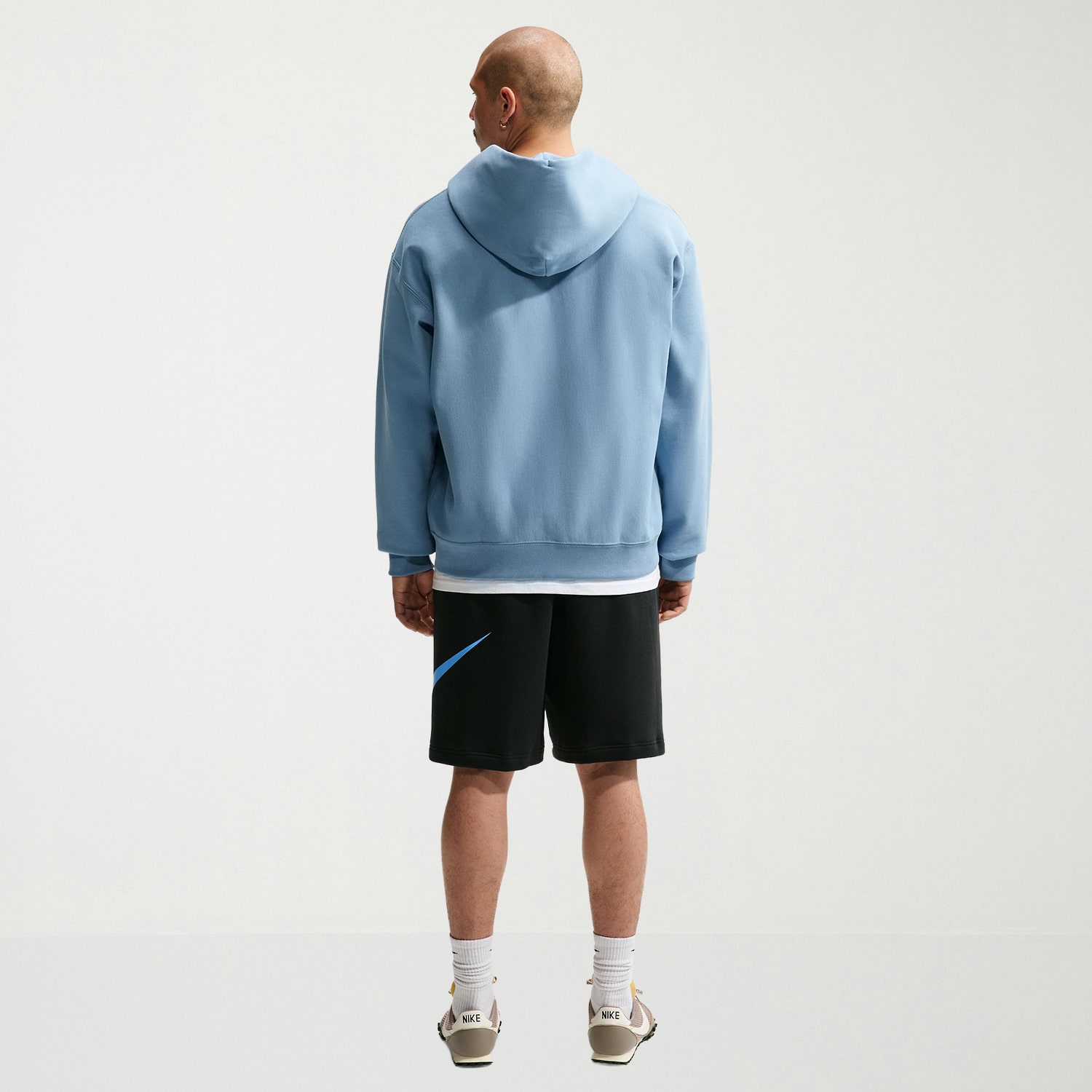 Nike Fleece Mens Mid Rise 11" Basketball Short