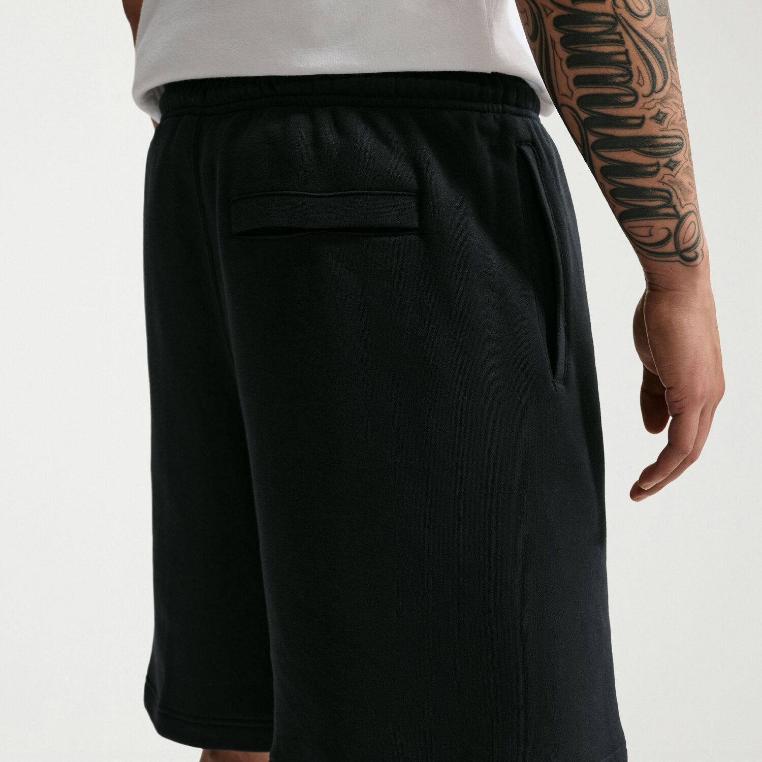 Nike Fleece Mens Mid Rise 11" Basketball Short