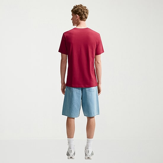 Nike Embroidered Logo Mens Crew Neck Short Sleeve Embroidered Active T-Shirt