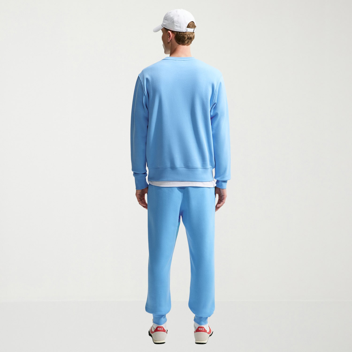 Nike Mens Cuffed Mid Rise Regular Fit Fleece Active Jogger Pant
