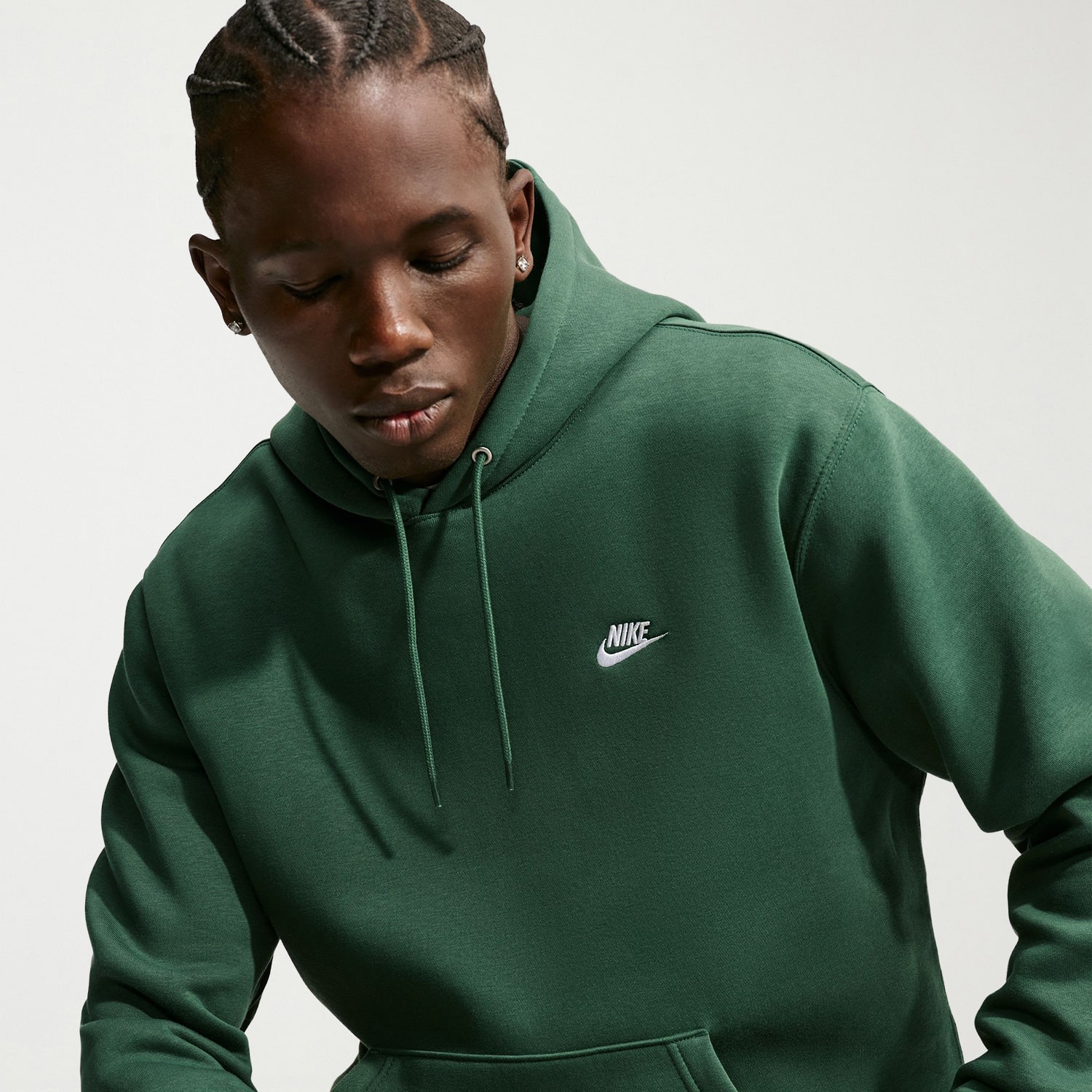 Nike Fleece Mens Long Sleeve Active Hoodie