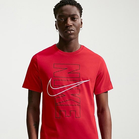Nike Mens Round Neck Short Sleeve Classic Fit Graphic T-Shirt