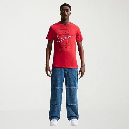 Nike Mens Round Neck Short Sleeve Classic Fit Graphic T-Shirt