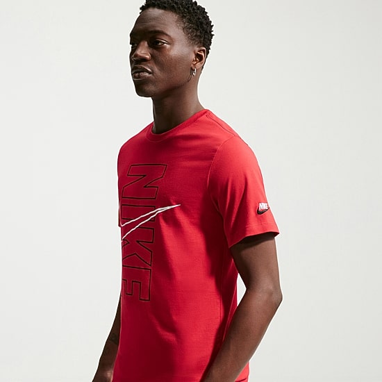Nike Mens Round Neck Short Sleeve Classic Fit Graphic T-Shirt