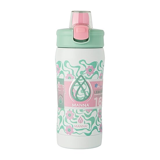 Hydragear 3D Floral 16oz. Push Water Bottle