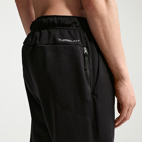 Nike Therma-Fit Mens Straight Mid Rise Regular Fit Workout Pant