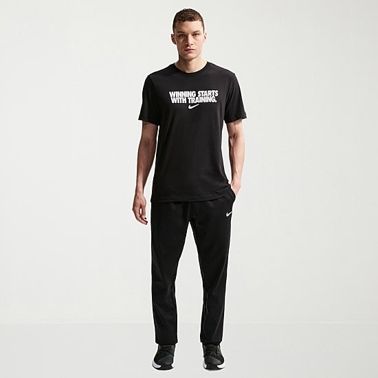 Nike Therma-Fit Mens Straight Mid Rise Regular Fit Workout Pant