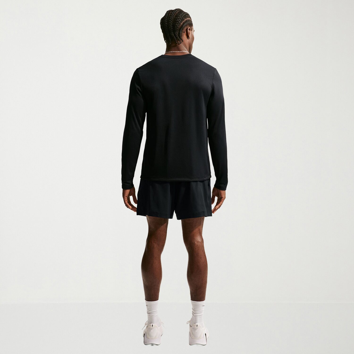 Nike Mens Crew Neck Long Sleeve Quick Dry Active Big and Tall T-Shirt