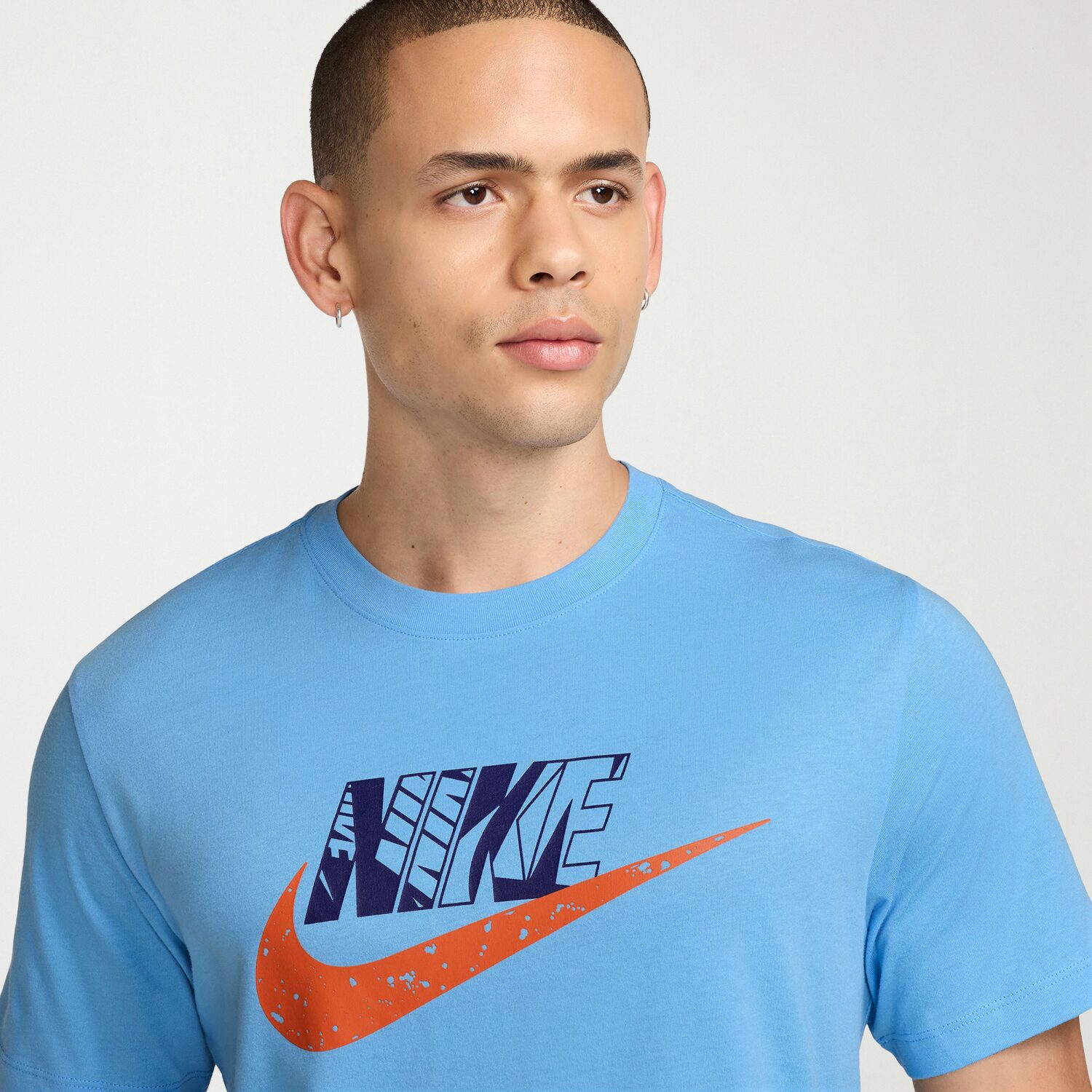 Nike Mens Round Neck Short Sleeve Regular Fit Big and Tall Graphic T-Shirt