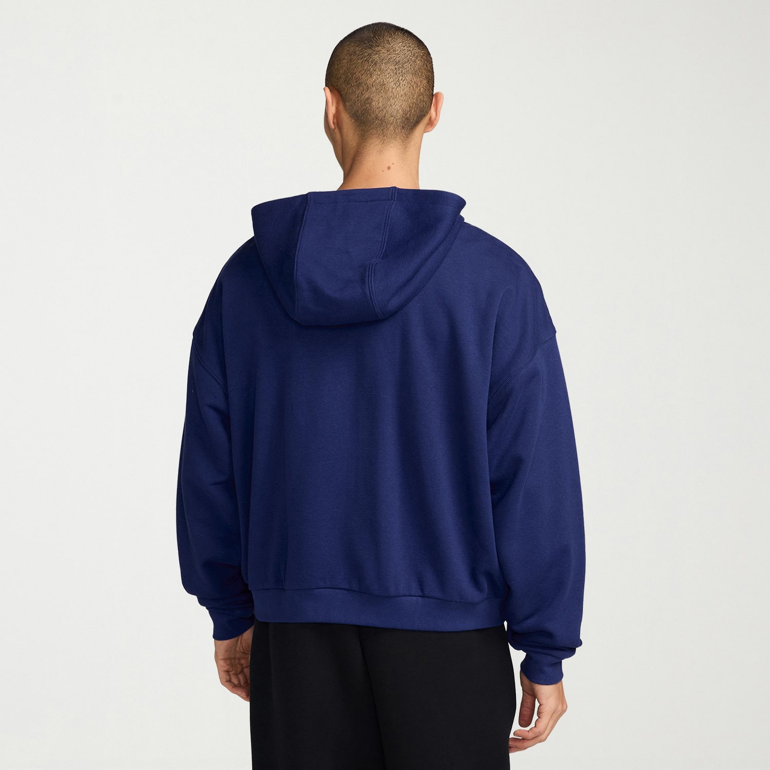 Nike Sweatshirt Mens Long Sleeve Reversible Zipper Active Big and Tall Hoodie