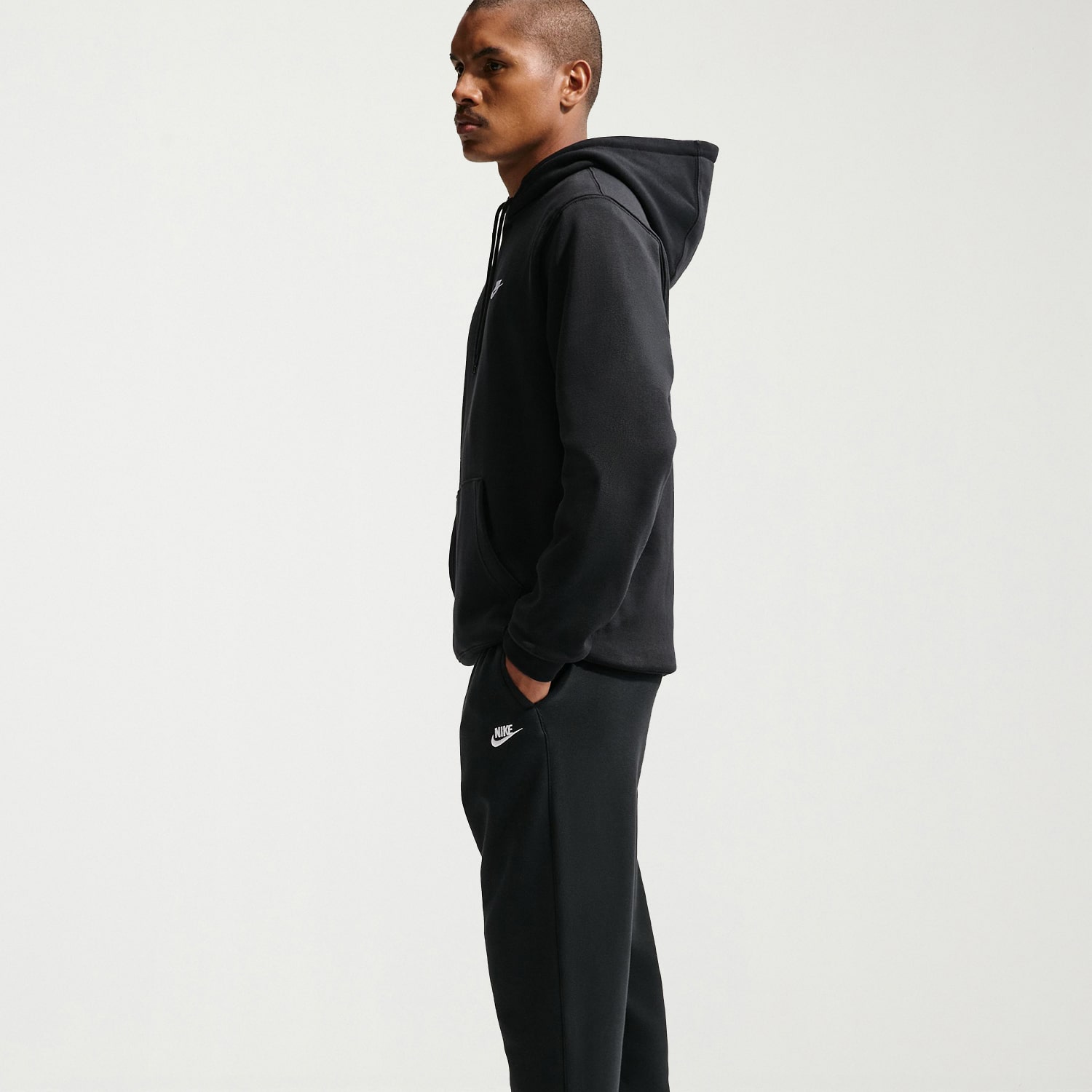 Nike Mens Tapered Mid Rise Classic Fit Big and Tall Fleece Sweatpant