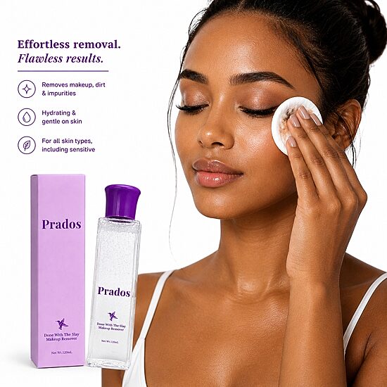 Prados Beauty Done With The Slay Makeup Remover