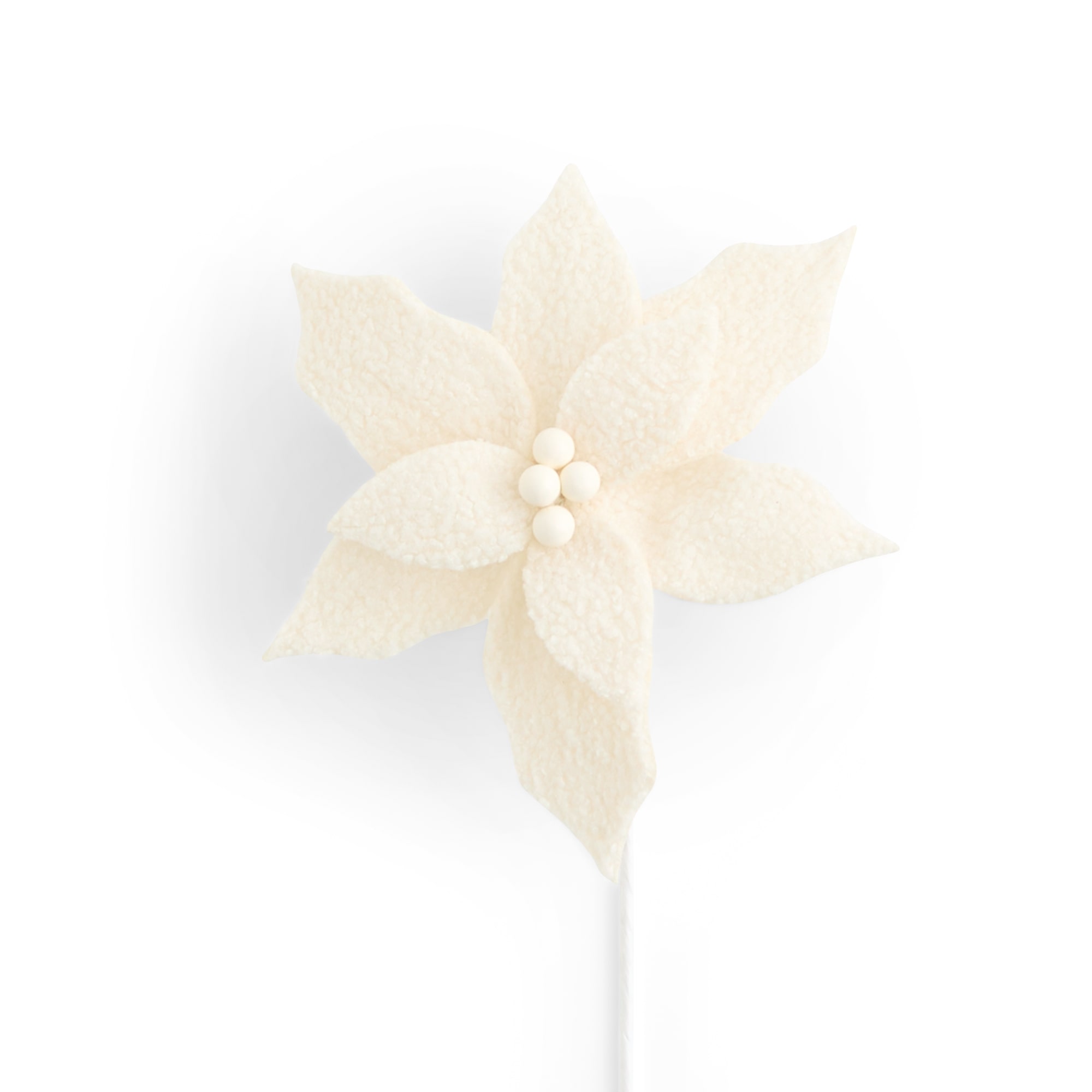 North Pole Trading Co. Poinsettia Pick 3-pc. Pick