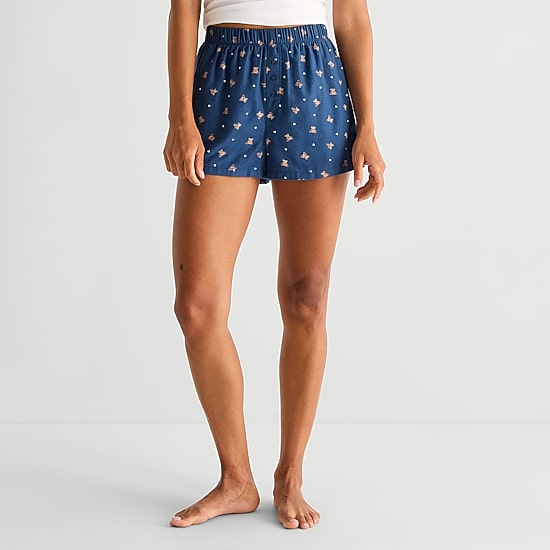 Arizona Womens Juniors Pajama Shorts