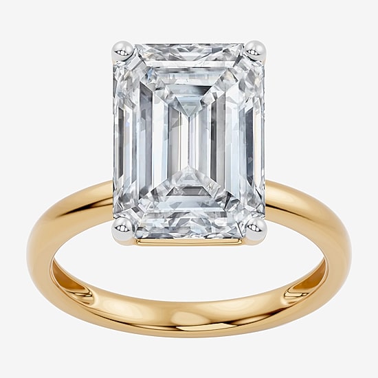 (F / Vs2) Womens 10 Ct. Lab Grown White Diamond 14K Gold Engagement Ring
