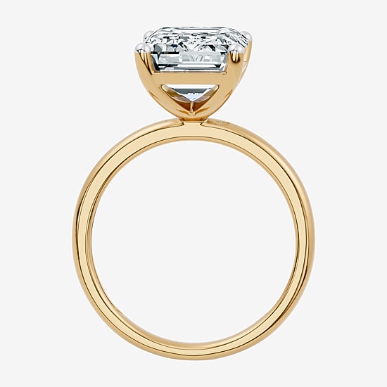 (F / Vs2) Womens 7 Ct. Lab Grown White Diamond 14K Gold Engagement Ring