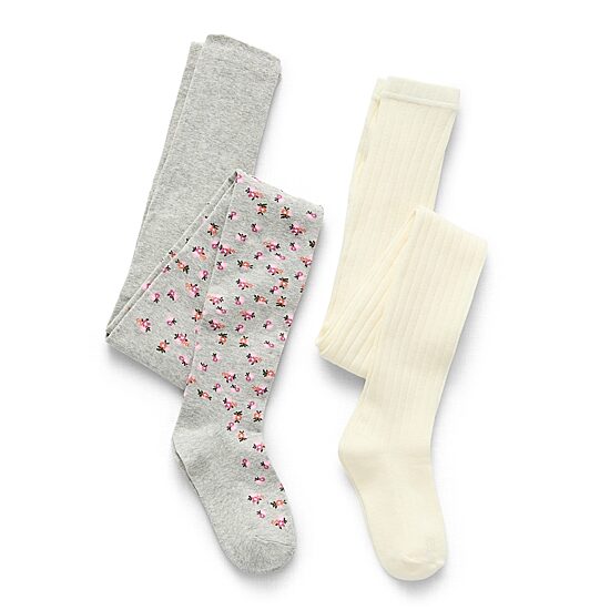 Thereabouts Little & Big Kid Girls 2-pc. Floral Tights