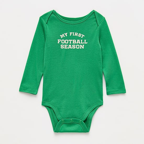 Okie Dokie Baby Boys Crew Neck Long Sleeve Rib Bodysuit