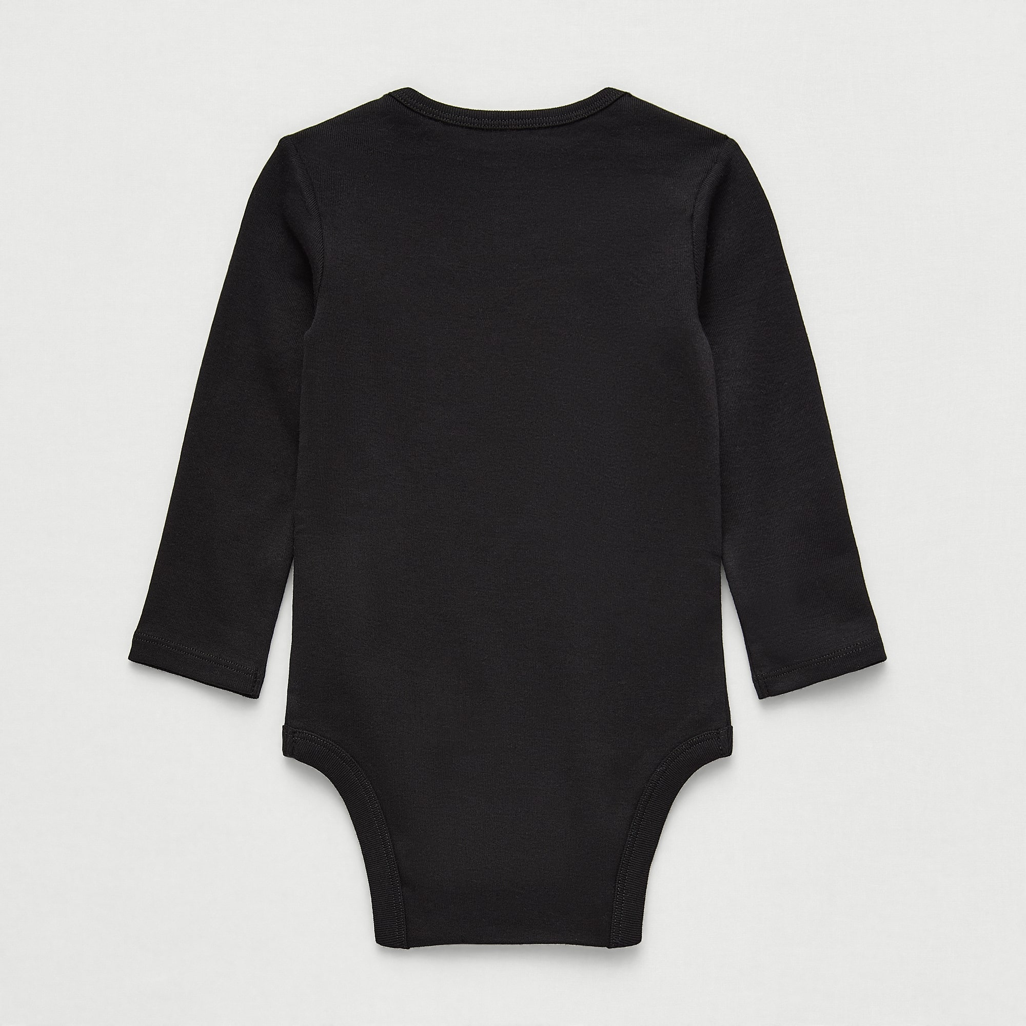 Okie Dokie Baby Unisex Round Neck Long Sleeve Rib Bodysuit