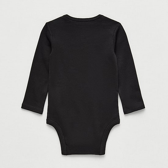Okie Dokie Baby Unisex Round Neck Long Sleeve Rib Bodysuit