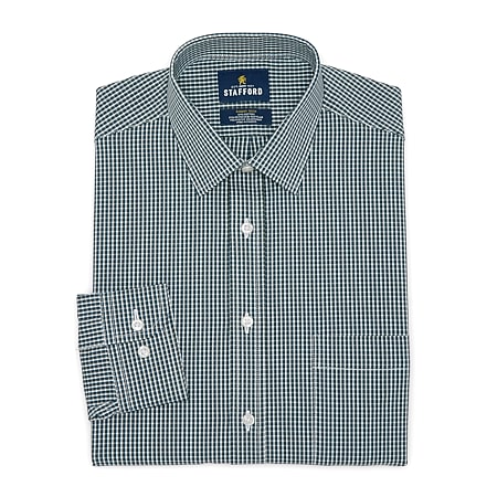 claiborne slim fit mens dress shirts Claiborne Mens Big & Tall Indigo Plaid Classic Fit Stretch Woven Shirt LT, Men's, Purple