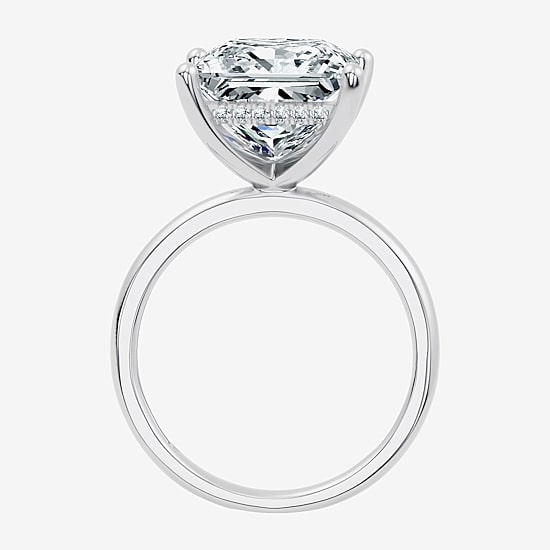 Signature By Modern Bride (F / Vs2) Womens 7 1/10 Ct. T.W. Lab Grown White Diamond 14K Gold Engagement Ring