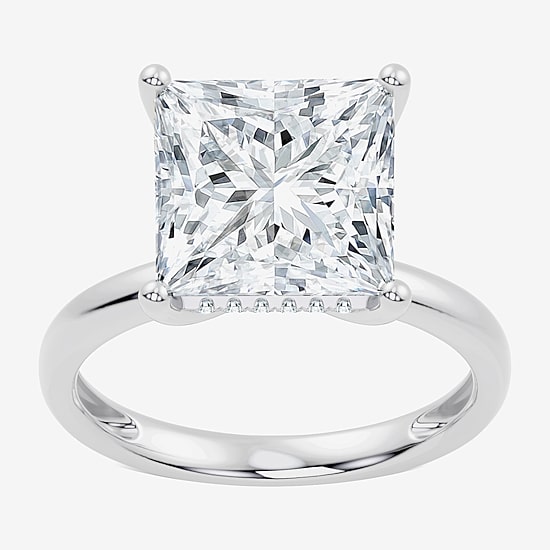 Signature By Modern Bride (F / Vs2) Womens 7 1/10 Ct. T.W. Lab Grown White Diamond 14K Gold Engagement Ring