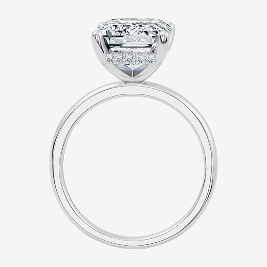 Signature By Modern Bride (F / Vs2) Womens 7 1/10 Ct. T.W. Lab Grown White Diamond 14K Gold Engagement Ring