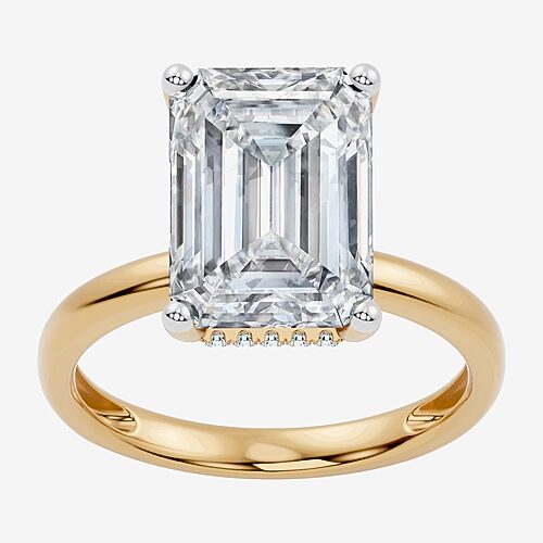 Signature By Modern Bride (F / Vs2) Womens 6 1/10 Ct. T.W. Lab Grown White Diamond 14K Gold Engagement Ring, 7, Yellow