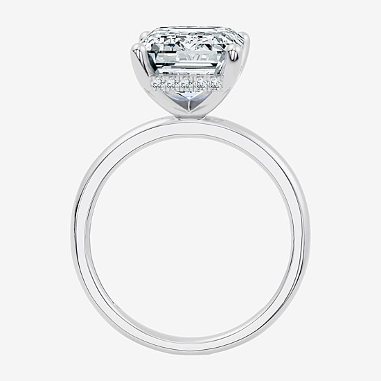 Signature By Modern Bride (F / Vs2) Womens 5 1/10 Ct. T.W. Lab Grown White Diamond 14K Gold Engagement Ring