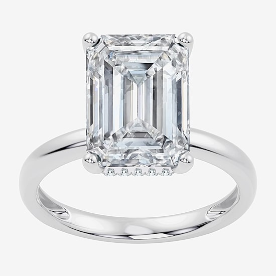 Signature By Modern Bride (F / Vs2) Womens 5 1/10 Ct. T.W. Lab Grown White Diamond 14K Gold Engagement Ring