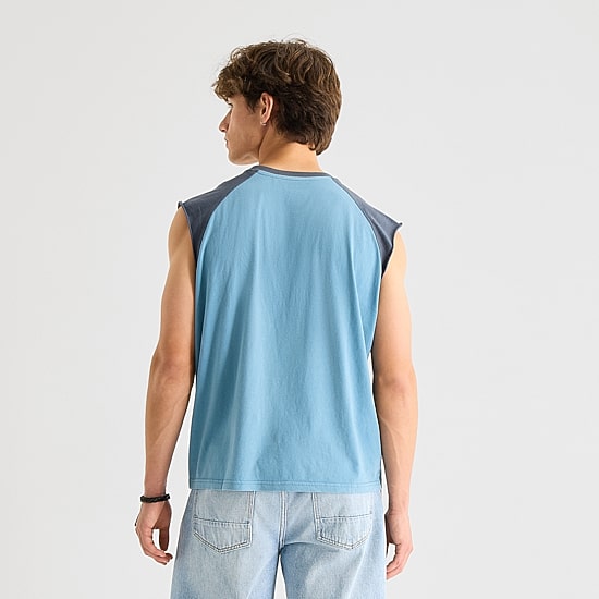 Arizona Mens Crew Neck Short Sleeve Muscle T-Shirt