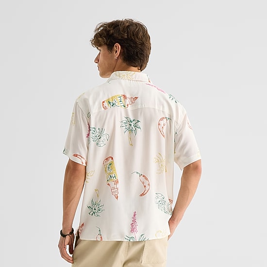 Arizona Mens Short Sleeve Regular Fit Button-Down Shirt