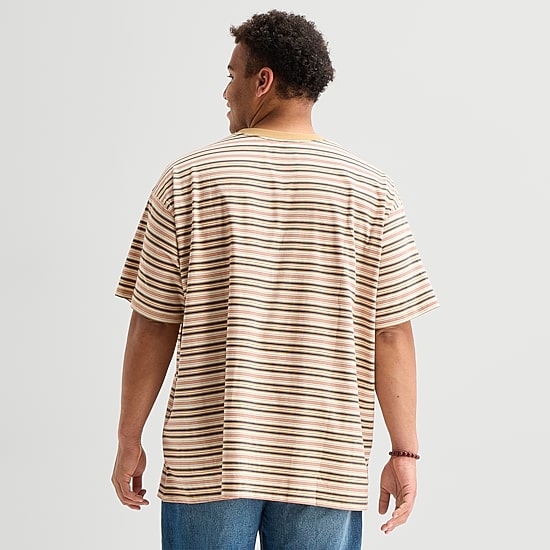 Arizona Mens Crew Neck Short Sleeve Big and Tall T-Shirt