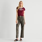 Arizona Curvy Womens Juniors Low Rise Baggy Fit Jean