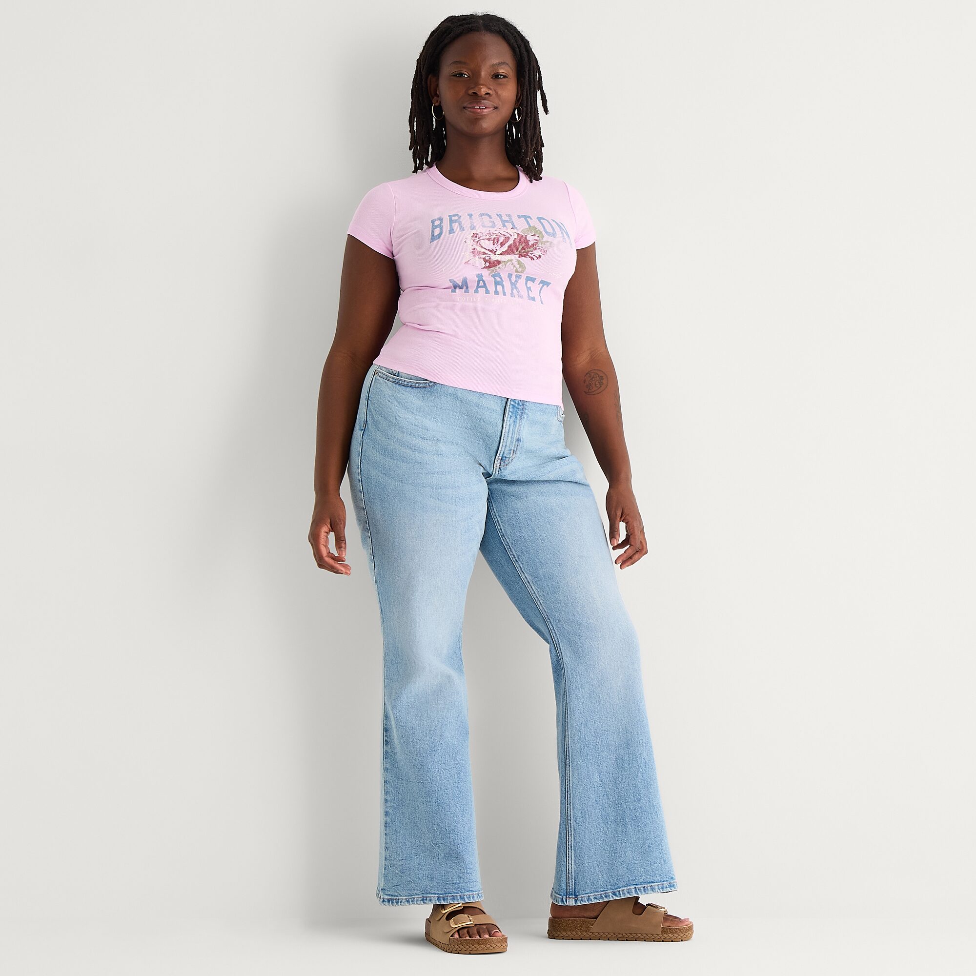 Arizona Womens Juniors Plus Low Rise Skinny Fit Jean