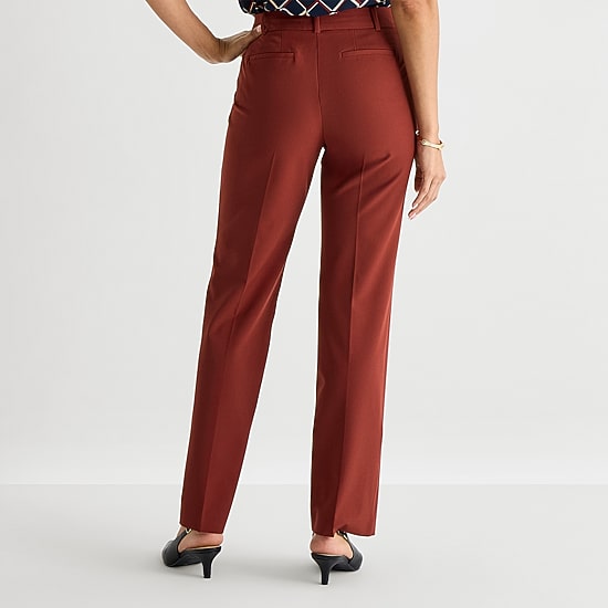 Liz Claiborne Audra Womens Straight Mid Rise Trouser