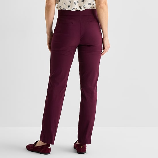Liz Claiborne Lisa Womens Straight Pull-On Pant