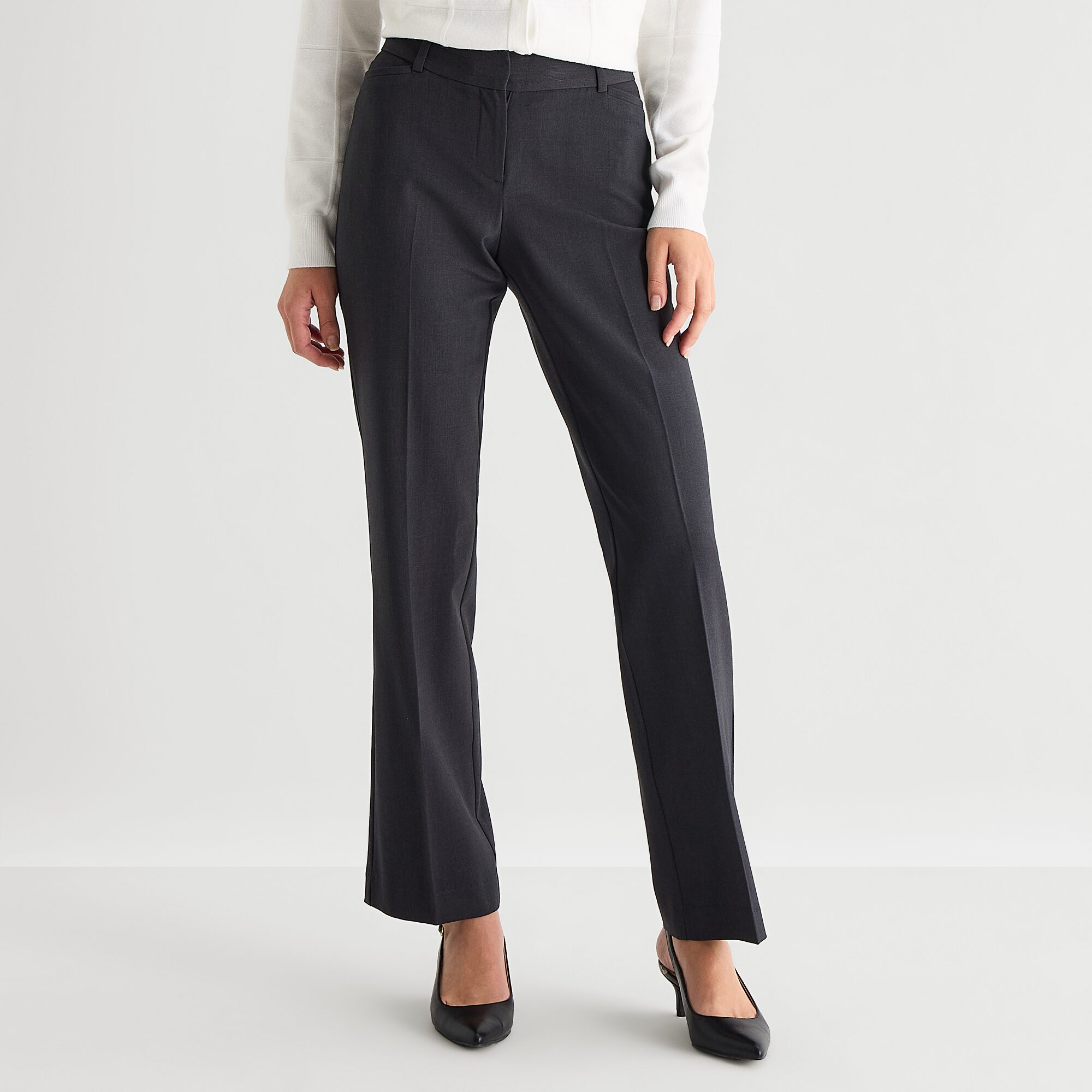 Liz Claiborne Audra Womens Straight Mid Rise Trouser
