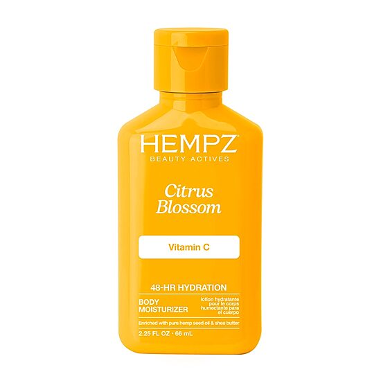Hempz Mini Citrus Blossom Herbal Body Moisturizer With Brightening Vitamin C 2.25 Oz.