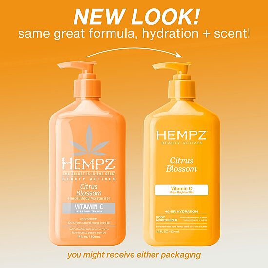 Hempz Citrus Blossom Herbal Body Moisturizer