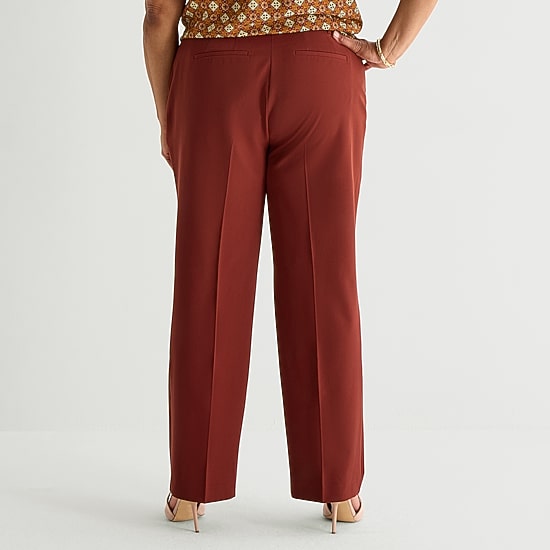 Liz Claiborne Audra Womens Straight Mid Rise Trouser