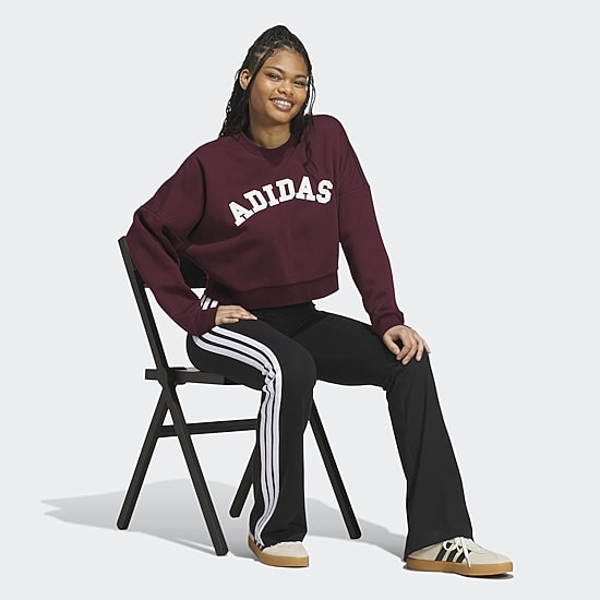 adidas Womens Crew Neck Long Sleeve Sweatshirt