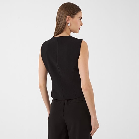 RM Rebecca Minkoff Womens V Neck Sleeveless Vest