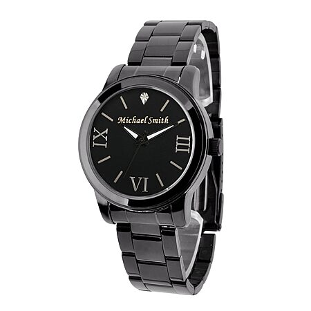 Geneva Mens Gray Bracelet Watch Mac8100jc - JCPenney