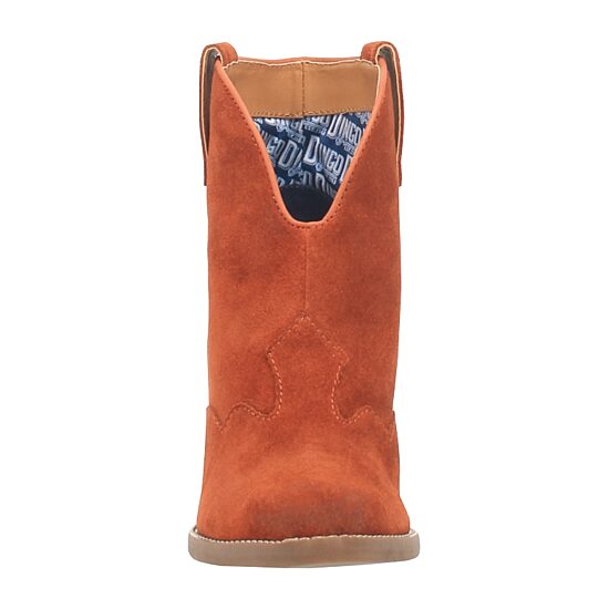 Dingo Womens Flannie Block Heel Booties