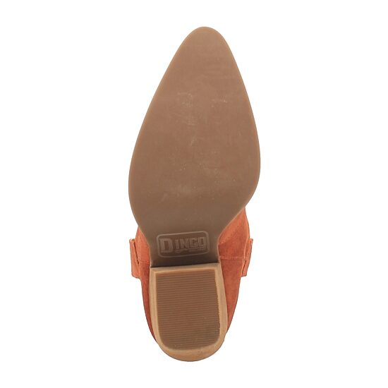 Dingo Womens Flannie Block Heel Booties