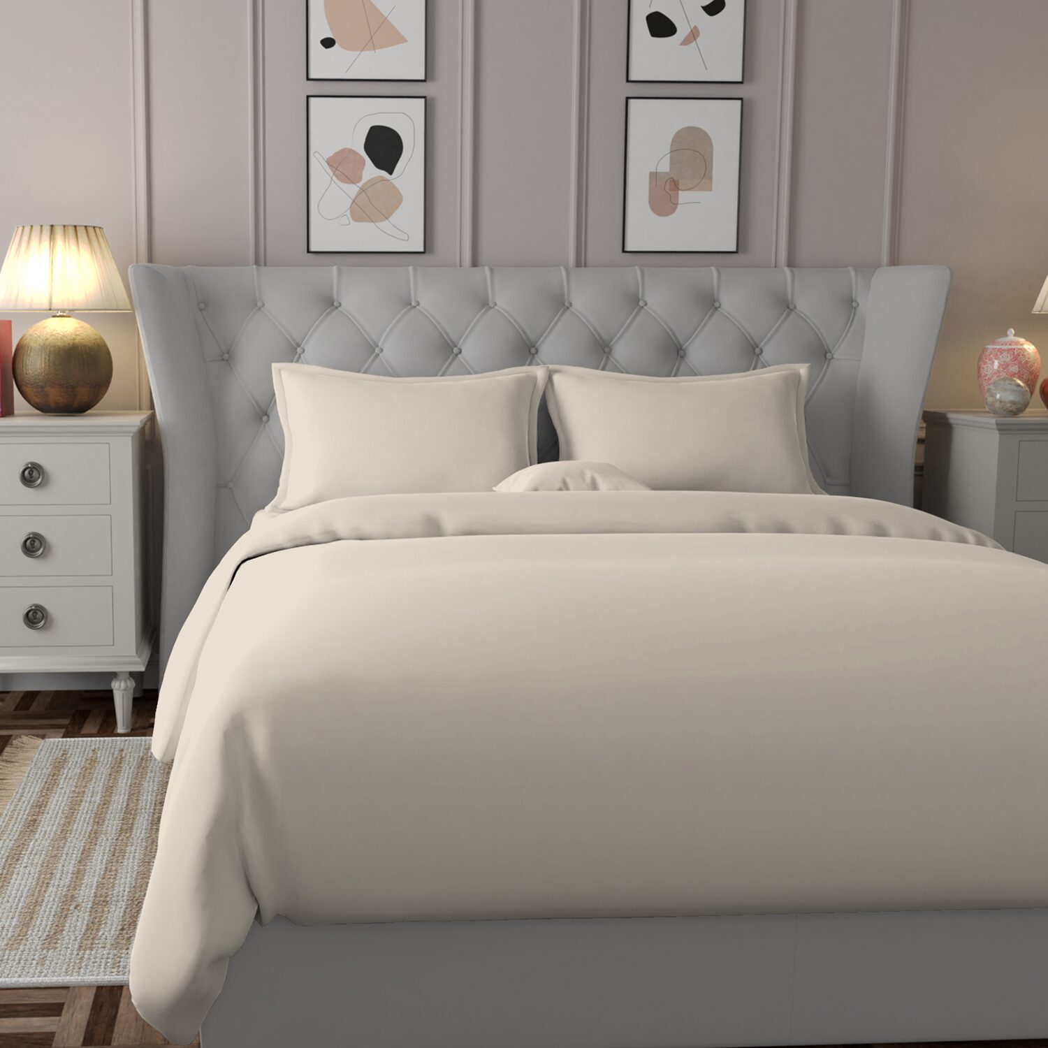 Purity Home Sateen 3-pc. Duvet Cover Set