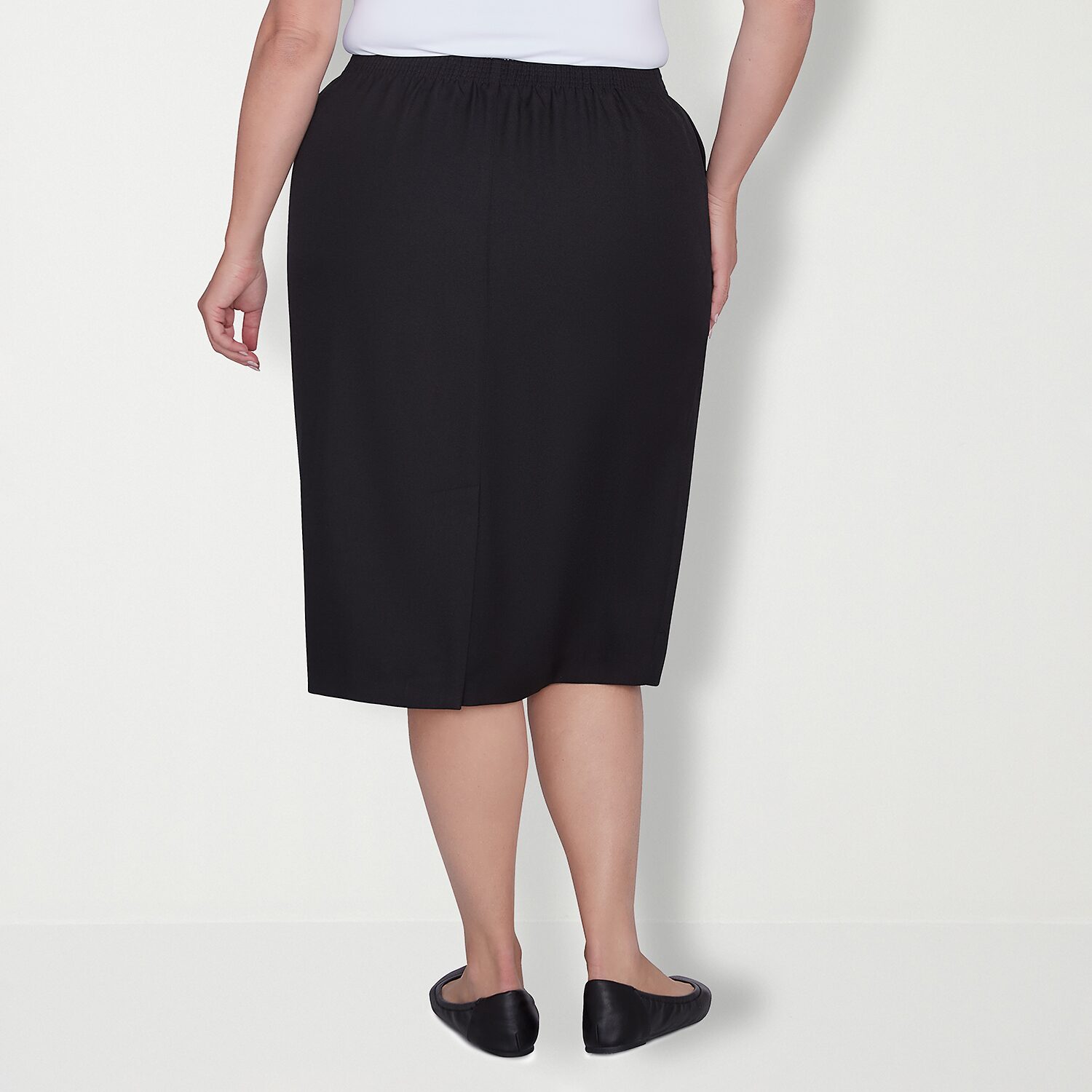 Alfred Dunner Suiting Womens Plus Pencil Skirt