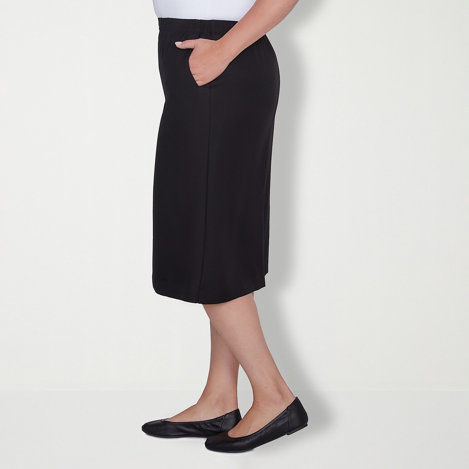 Alfred Dunner Suiting Womens Plus Pencil Skirt